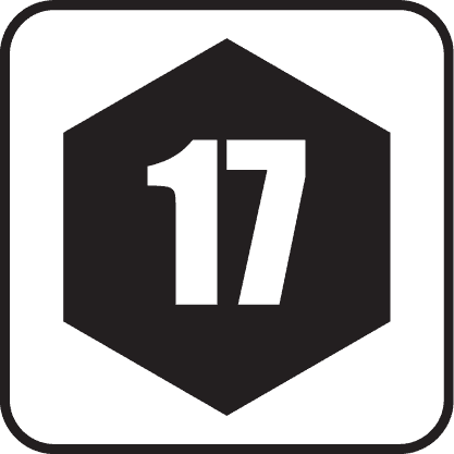 ดอก 6 เหลี่ยม 17 มม.